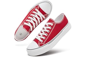 hash bubbie White Sneakers for Women Low Top Canvas Shoes Womens Canvas Sneakers Women's Fashion Sneakers Slip on Casual Tennis Shoes