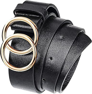 double buckle belt amazon