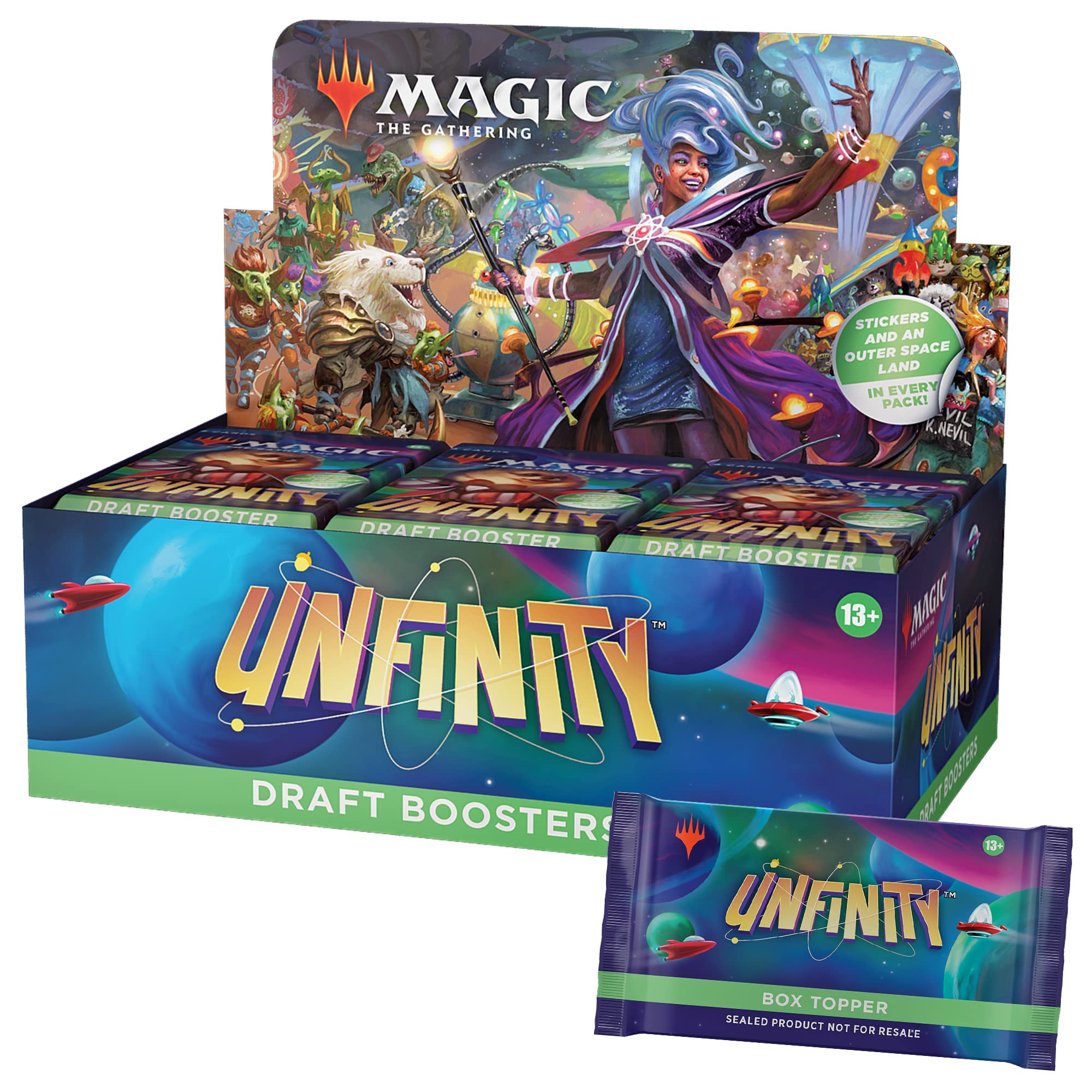 Magic The Gathering Unfinity Draft Booster Box, 36 Packs & Box Topper