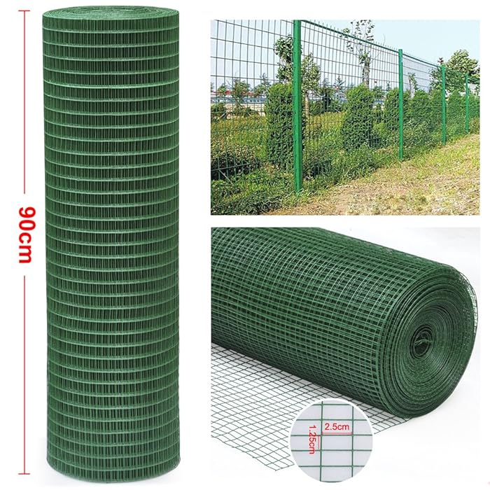 green galvanised fencing