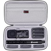 XANAD Hard Case for Insta360 X5/X4/X4 Air/X3/X2 Waterproof 8K insta360 action Cameras,114CM Selfie Stick- Storage Carrying Bag(Grey)