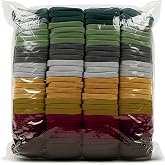 daheypong 800pcs Refill Loops for 7-Inch Weaving Loom, 8 Modern Boho Colors | Durable Nylon Loom Loops for Potholder Making, Neutral Earth Tone Color Set