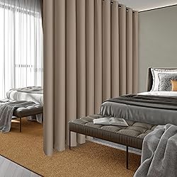 Hiasan Room Divider Blackout Curtains,Extra Wide