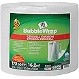 Duck Brand Bubble Wrap Roll, 12” x 175’, Original Bubble Cushioning for Packing, Shipping, Mailing and Moving, Perforated Eve
