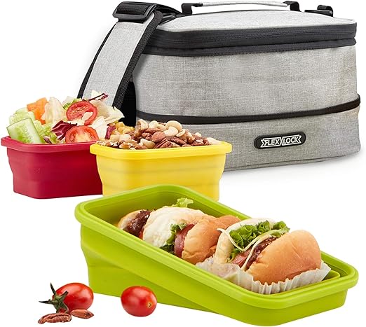 collapsible insulated lunch bag