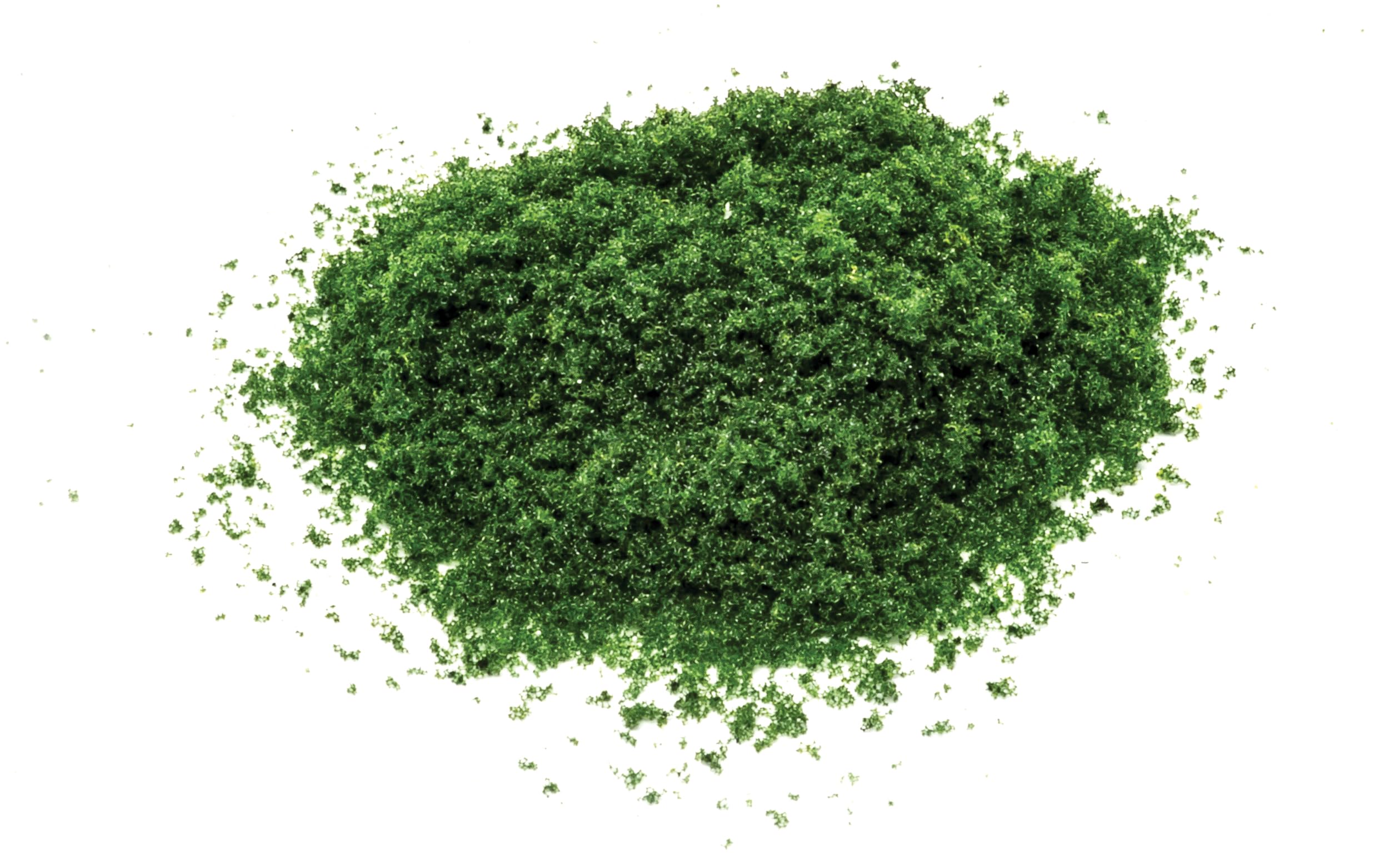 Hornby R7158 Flockage - Dark Green for Model Railway OO Gauge, Model Train Accessories for Adding Scenery, Dioramas, Woodland, Buildings and More, Model Making Kits - 1:76 Scale Model Accessory