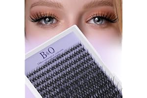 B&Q Lash Clusters 1 Cluster=3 Regular Wispy Eyelash Clusters 156PCS Natural Cluster Lashes for Round to Thick Cat Eye flora L