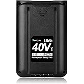 TenHutt 【Upgrade】 6.0Ah 40Volt Replacement Battery for Kobalt 40V MAX Battery 2540C-06 Lithium-ion Batt ery for KB440-03 KB2540C-06 KB640-03 KB240-06 for Cordless Power Tools -High Capacity