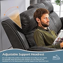 Consofa Zero Gravity Power Reclining Sofa with