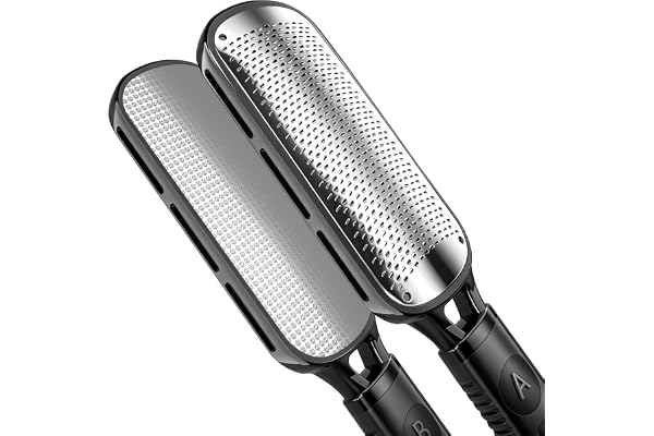 Antonki 2-in-1 Foot File Scrubber for Dead Skin, Callus Remover for Cracked Heels, Colossal Feet Rasp Metal Pedicure Tool to