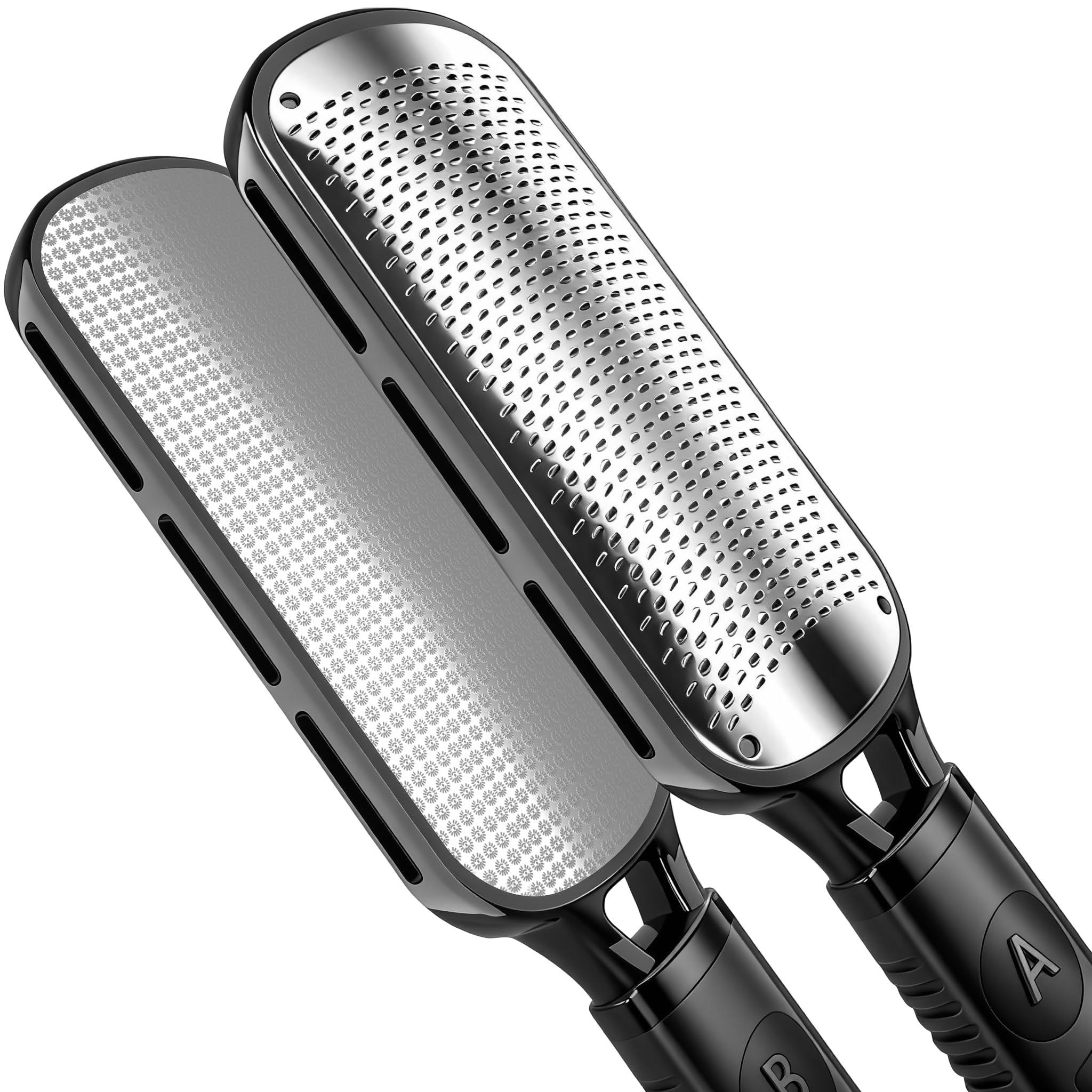 Antonki 2 in 1 Foot File Scraper Hard Skin Remover, Professional Double Sided Metal Callus Remover for Feet Scrubber Rasp Pedicure Tool - 1 Pack