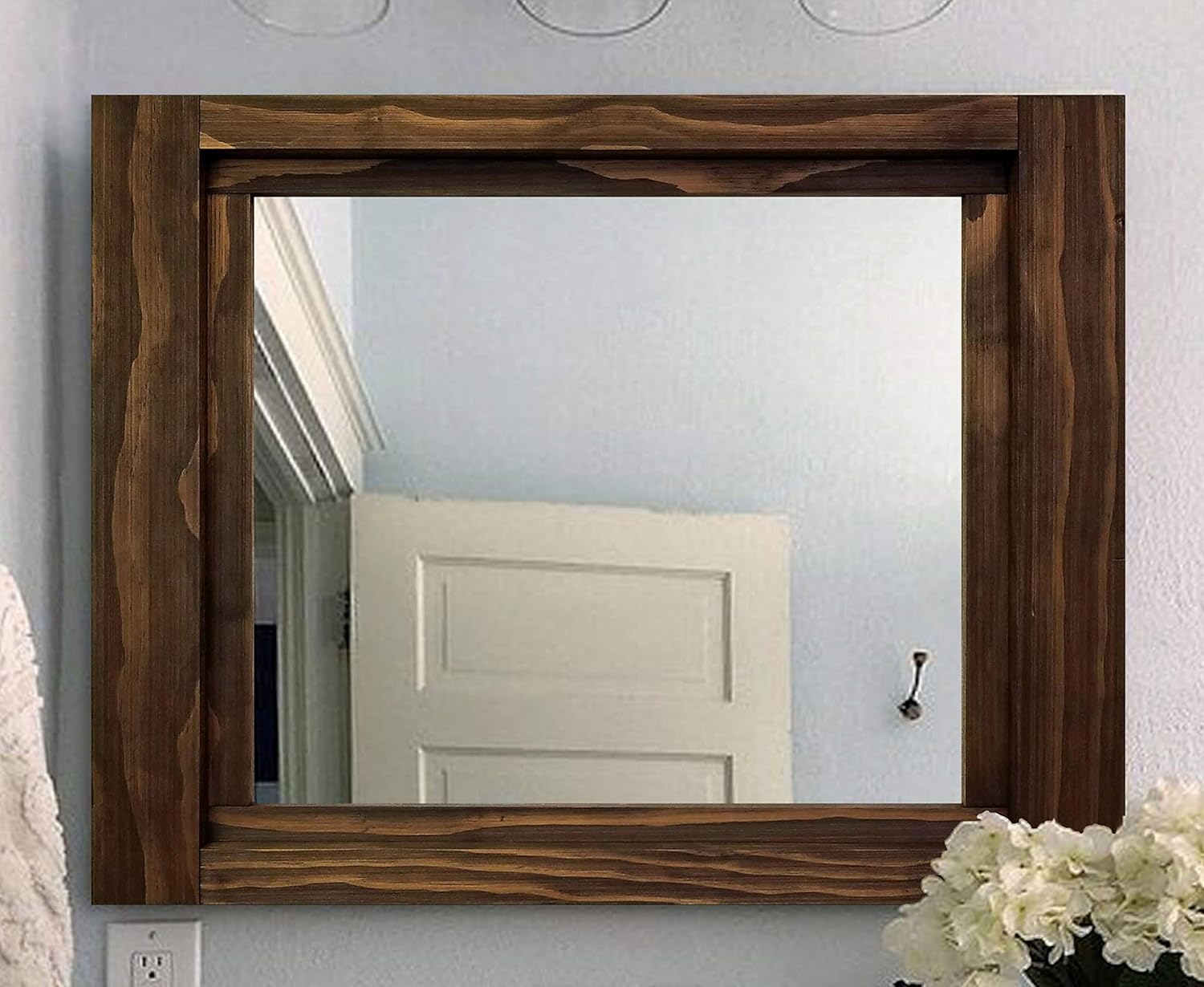 Washrooms Elegant Wall Mirror 11.8 Living Rooms and More Wocred 2 PCS