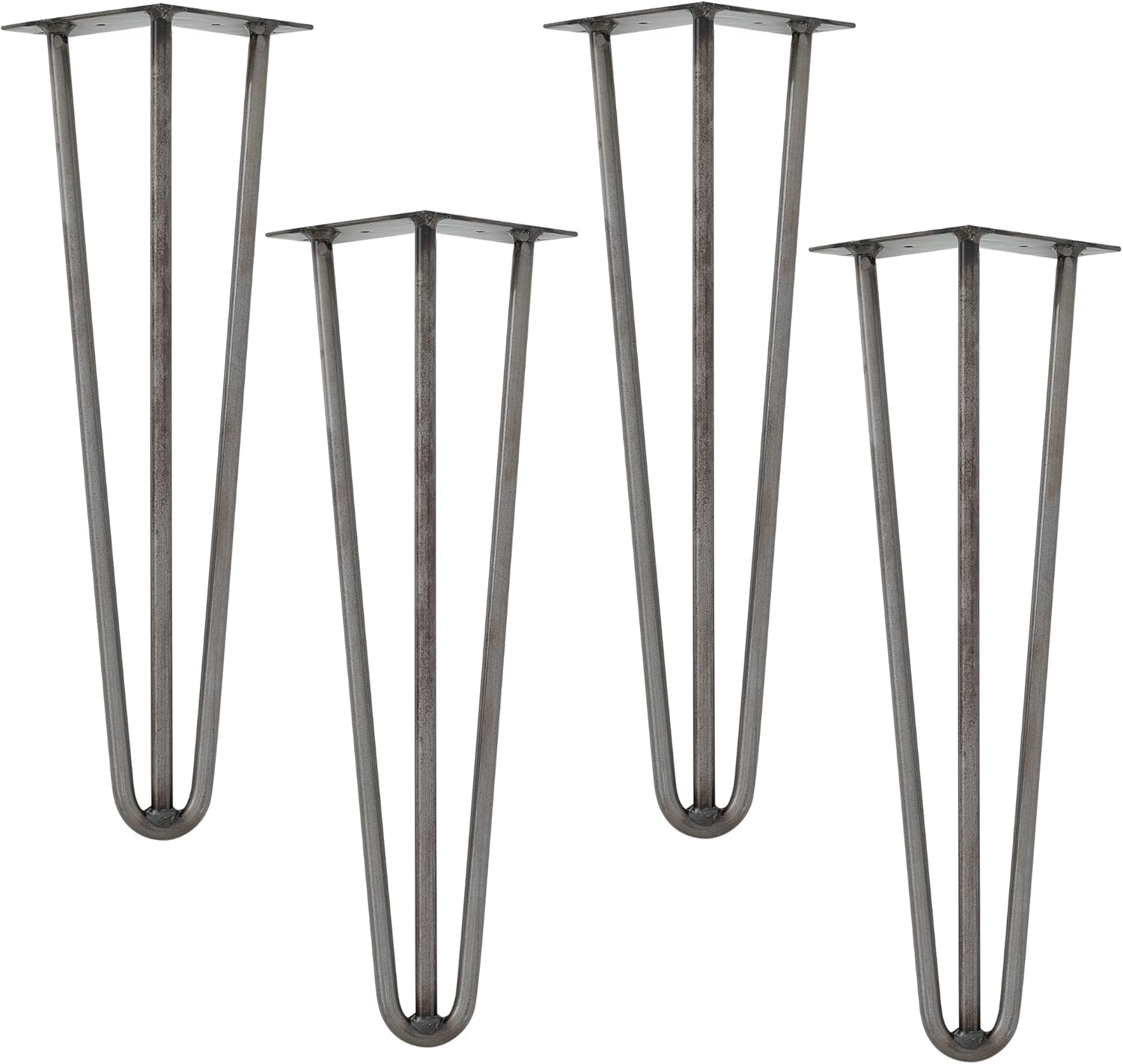 [en.casa] Set de 4 Patas de Acero robustas Hairpin Legs 45 cm 3