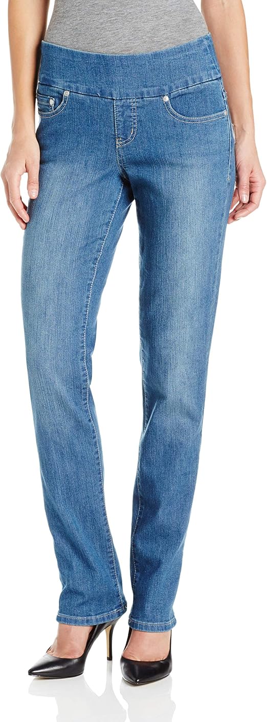 Jag Jeans Women's Peri Pull On Straight Leg Jean at Amazon Women's