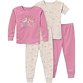4-Piece Boys Dino Snug Fit Pajama Set