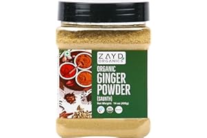 ZAYD ORGANICS Zayd Organic Ginger Powder 14oz Ginger Root Powder Indian Origin