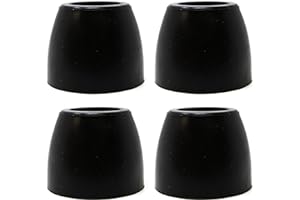 JSP MANUFACTURING 4-Pack Cargo Trailer Truck Replacement ramp Door Rubber Bumper Stop Cone 2" Tall