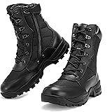 WIDEWAY Mens 8 inch Tactical Boots Outdoor Working