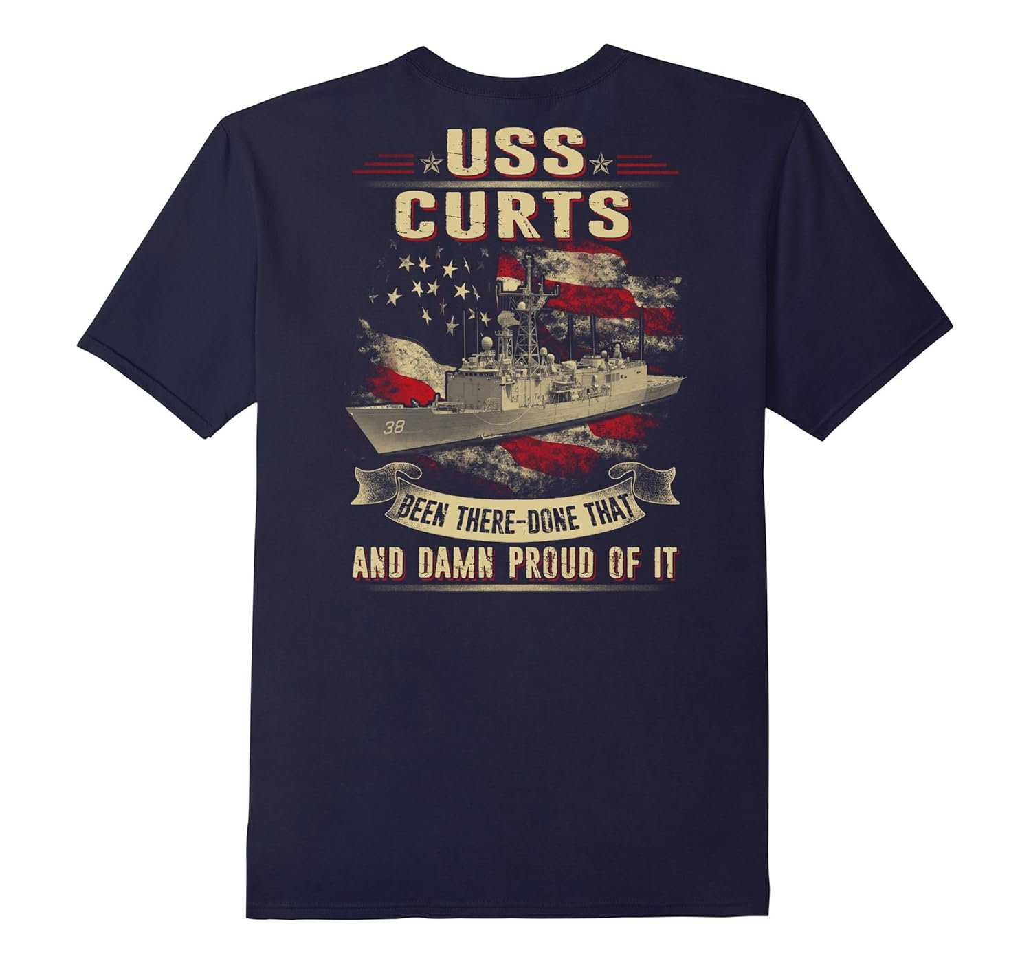 USS Curts (FFG-38) T-shirt-ANZ