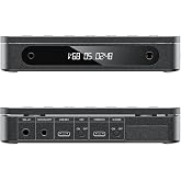 FiiO DM13 Multifunctional Portable Stereo CD Player with Long-Lasting Battery, Supports USB Ripping, Optical/coaxial/3.5mm/4.4mm outputs (Black Bluetooth)