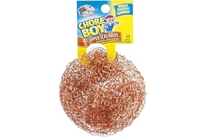 Chore Boy Ultimate Copper Scrubber Scouring Pad, Pure Copper (10-Pack)