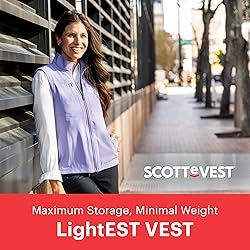 SCOTTeVEST LightEST Vest for Women - 16 Hidden