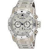 Invicta Men's Pro Diver Scuba 48mm Stainless Steel Chronograph Quartz Watch, Silver (Model: 0071)