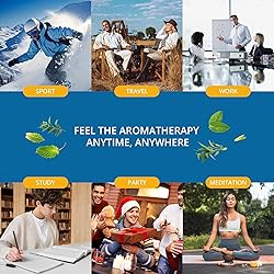 6 Pack Aromatherapy Nasal Inhaler Tubes for