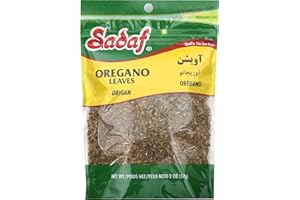 Sadaf Oregano Leaves - Crushed Oregano Leaves for Cooking & Food Seasoning - Kosher and Vegetarian - 2 Oz Resealable Bag