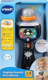 VTech Singing Sounds Microphone Musical Toy with Bluetooth 15 Songs Birthday view 7