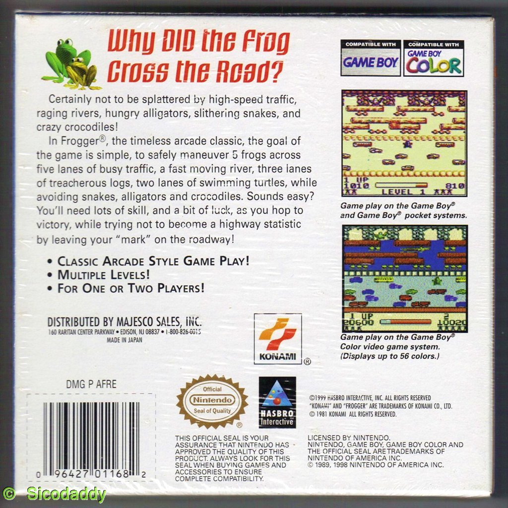 Frogger: Unknown: Video Games