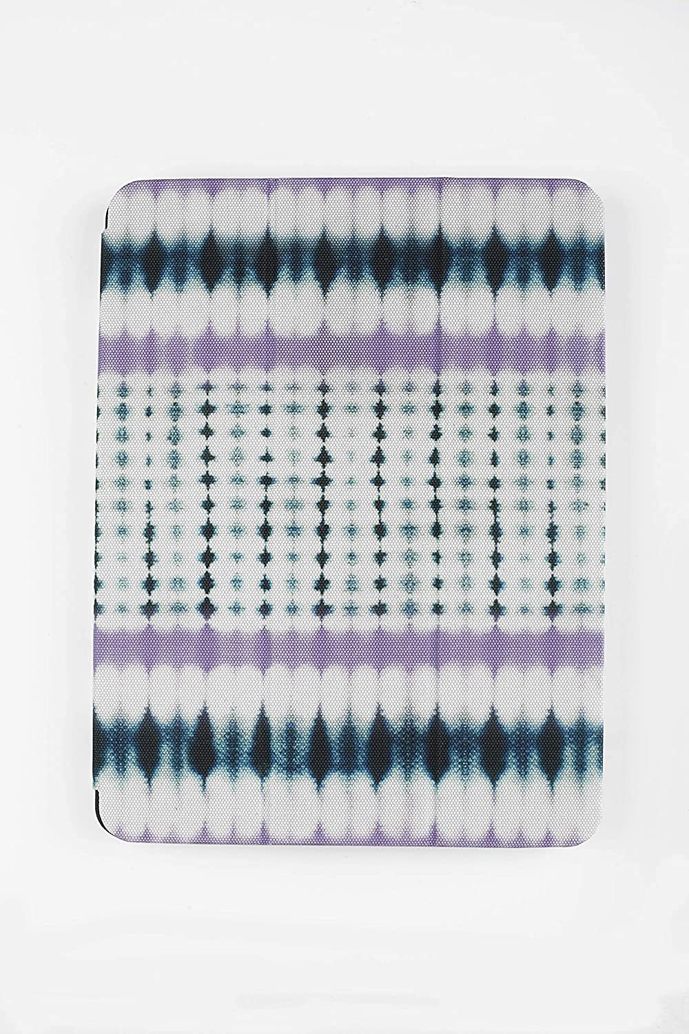 VAMVAM by Wondee iPad 10.2 Inch Case – Book Type with Lilac and Green Tie Dye Design