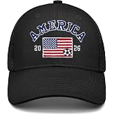 Adjustable State Flag Trucker Hat Mesh Baseball Cap with Embroidered Patch for Men Women