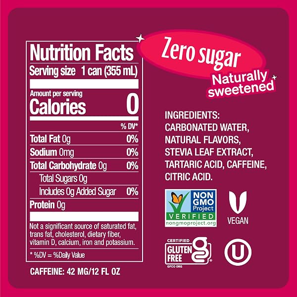 ZEVIA ZERO SUGAR SODA, DR ZEVIA, 12 OZ CANS (8-PACK) – NATURALLY SWEETENED, ZERO CALORIE SUGAR FREE SODA – NON-GMO PROJECT VERIFIED, GLUTEN-FREE, VEGAN