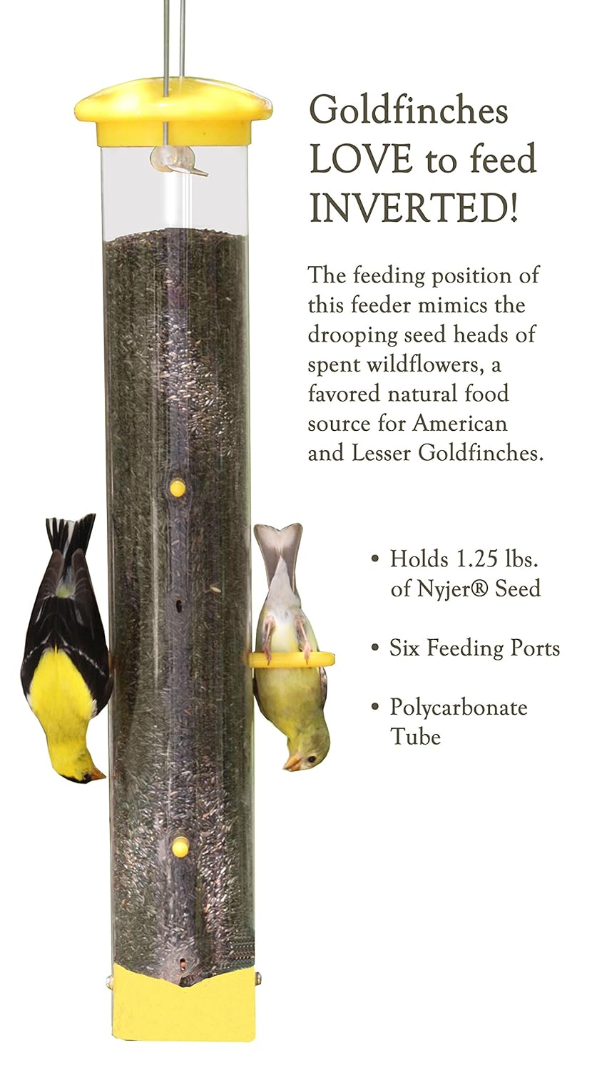 Birdscapes 736 Upside Down Goldfinch Feeder Outdoor Home Garden
