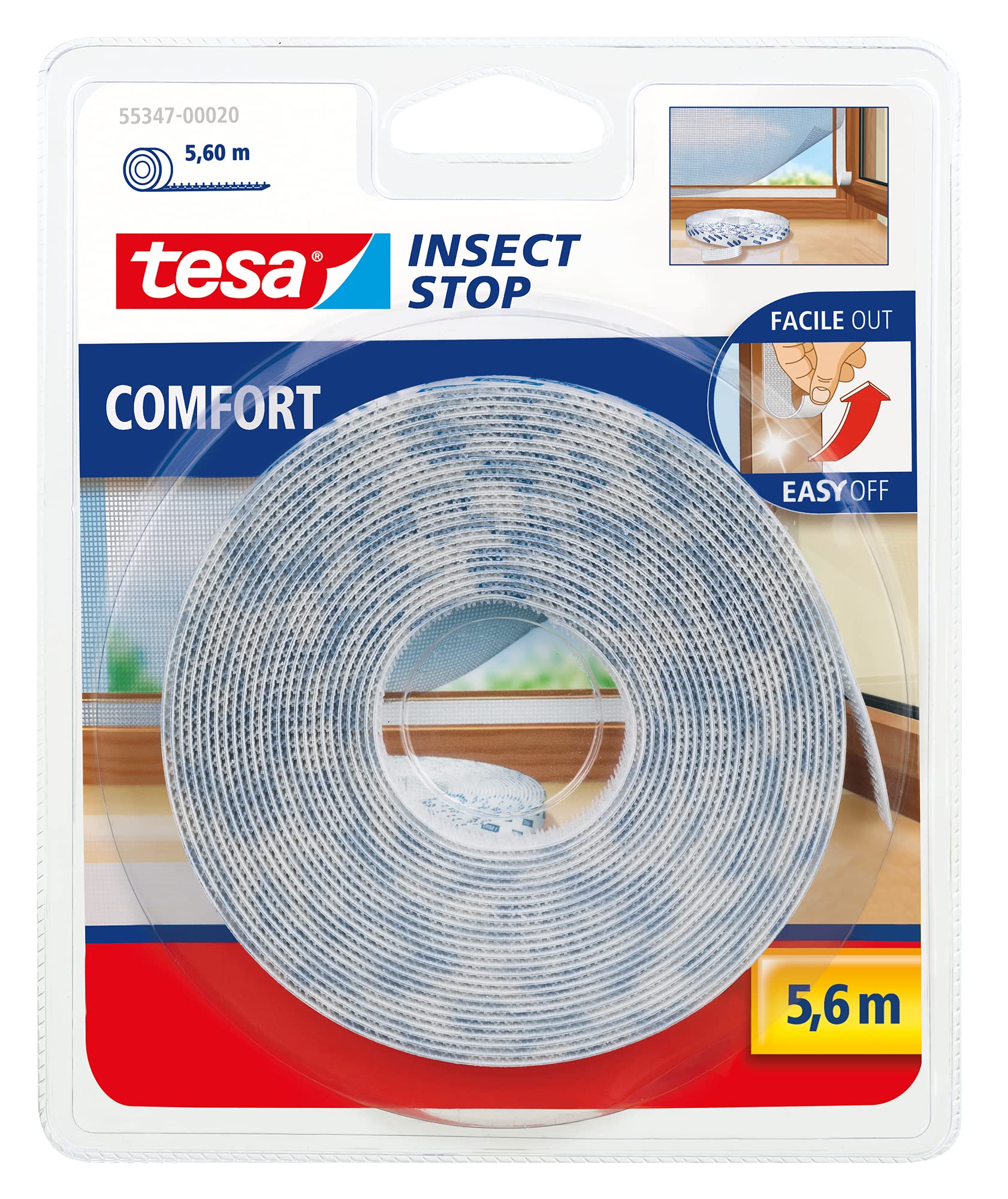 Tesa Insect Stop Comfort 55347-00020-00 Insect Mesh Tape Refill