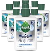 Seventh Generation Dishwasher Rinse Aid, Fragrance Free, 8 oz, 9-Pack | Fragrance-free dishwasher rinse aid in 8 oz bottles; pack of 9 for convenient dishwasher care and routine use.