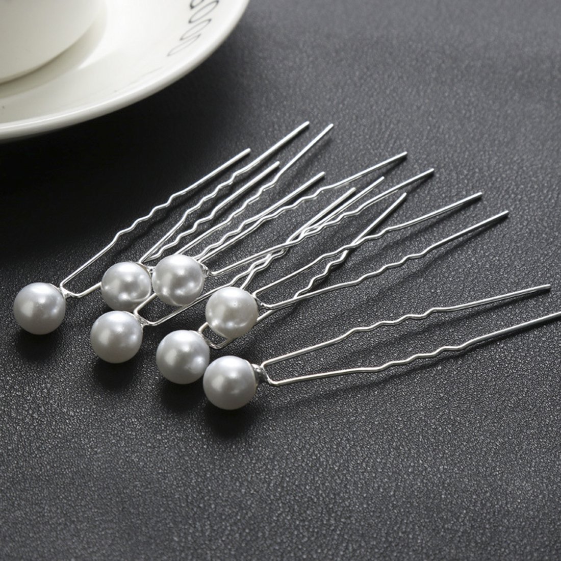 Miaoo 20PCS Crystal Rhinestone & Pearl Flower Hairpins Perfect hair Accessory For Everyday Wear