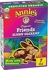 Annie's Organic Friends Bunny Graham Snacks, Chocolate Chip, Chocolate & Honey, 7 oz.