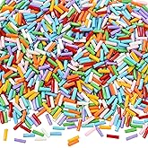 Ornaland 50g Glass Bugle Beads for Jewelry Making Long Tube Glass Embroidery Beads for Bracelets Neckalce DIY Crafts(Style-B)