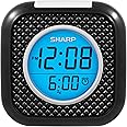 Sharp Pillow Personal Alarm Clock – Wake to Vibration or Beep! - Use on Nightstand or Under Pillow! – Great for Travel or Home Use - Battery Operated - Black