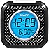 SHARP Pillow Personal Alarm Clock – Wake to Vibration or Beep! - Use on Nightstand or Under Pillow! – Great for Travel or Home Use - Black