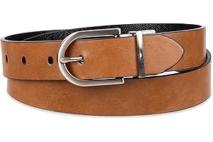 Calvin Klein Women's Two-in-One Reversible Dress Casual Belts for Jeans, Trousers and Dresses