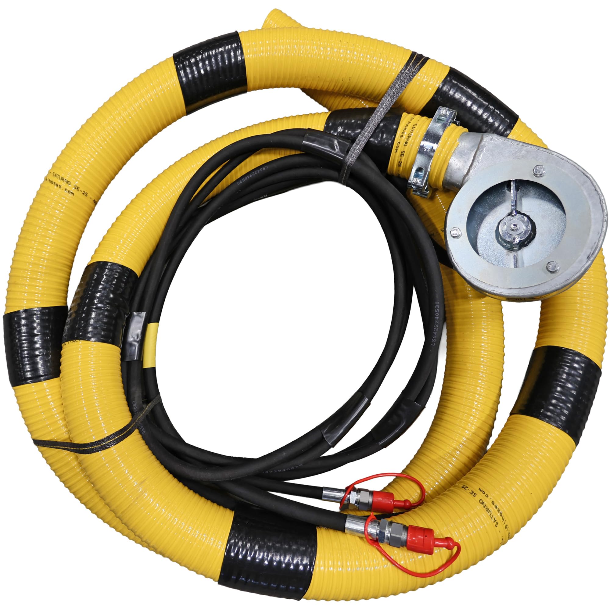 Hydraulikpumpe 100 – Hochleistungs-Schmutzwasserpumpe mit Turbinen-System | Hydraulisch betriebene Tauchpumpe für Landwirtschaft, Bau & Notentwässerung | 2,0 kW, Robust & Effizient