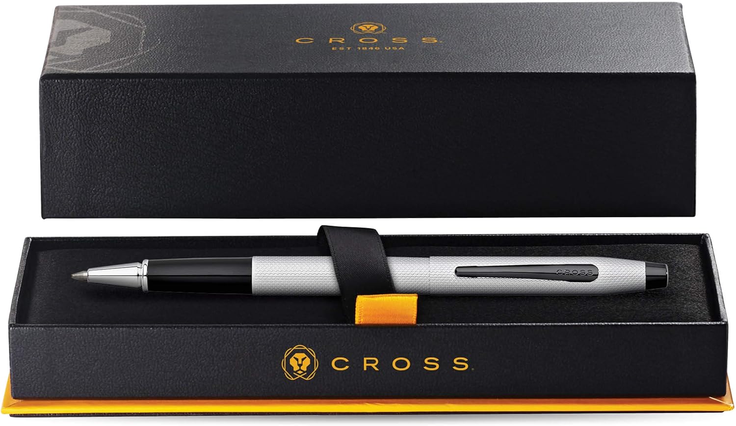 Cross Classic Century Brushed Chrome Rollerball Pen Item AT0085124