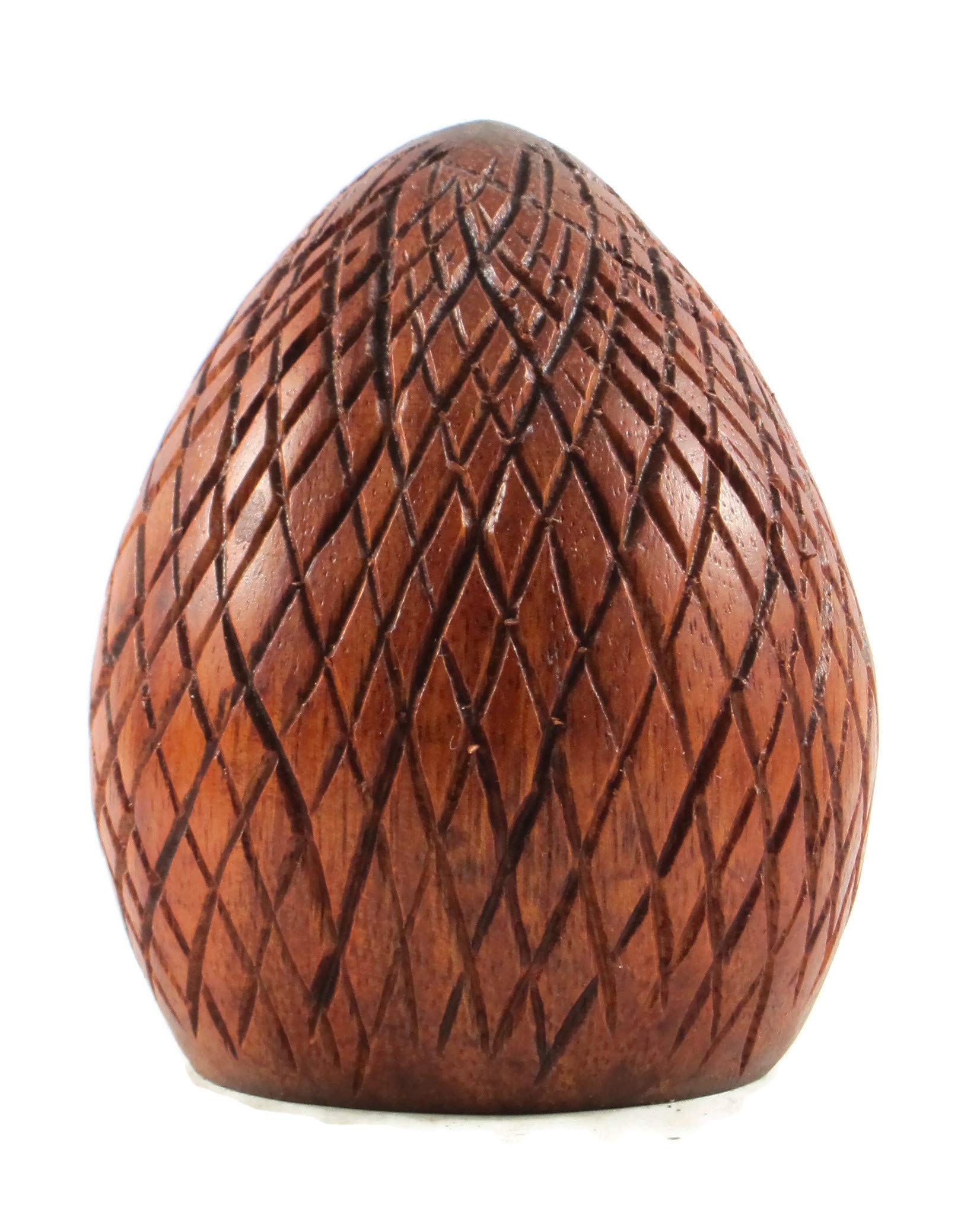 Brave Wings Hand Carved Wooden - Dragon Egg - Wood Ornament Sculpture Figurine Statue Unique Table Decoration Home Decor Gift for Christmas - 1689