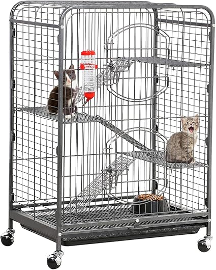 yaheetech level indoor rabbit cage