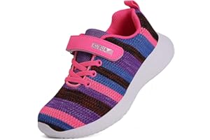 KUBUA Kids Sneakers Boys Tennis Lightweight Breathable Athletic Girls Running Shoes for Toddler