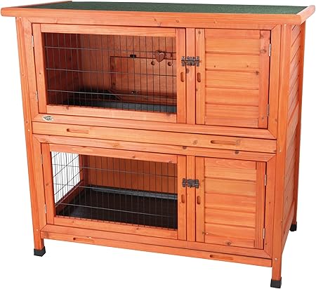 trixie extra large rabbit hutch with attic