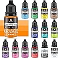 Food Coloring - 14 Color Vibrant Liquid Icing Food Coloring Set for Baking, Cake Decorating, Easter Egg, Airbrush - Tasteless Food Color Dye for Fondant, Slime, DIY Crafts - 0.35 Fl.oz / 10ml Each